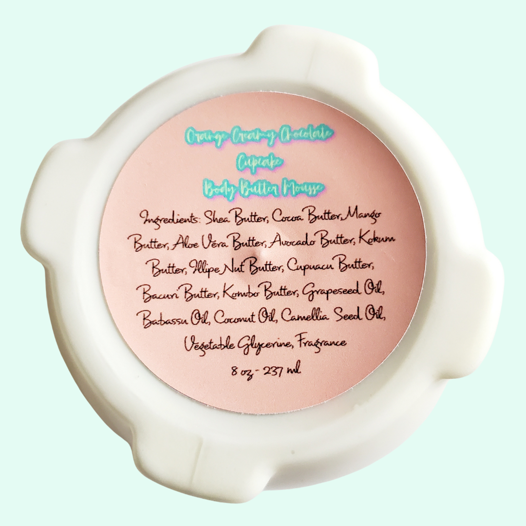 Cupcake Scents-Orange Creamy Chocolate Cupcake Body Butter Mousse