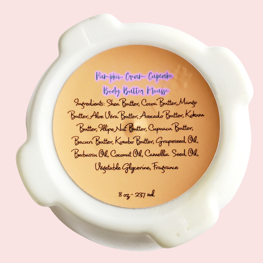 Cupcake Scents-Pumpkin Cream Cupcake Body Butter Mousse