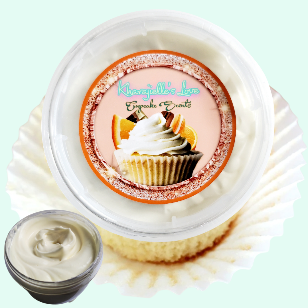Cupcake Scents-Orange Creamy Chocolate Cupcake Body Butter Mousse