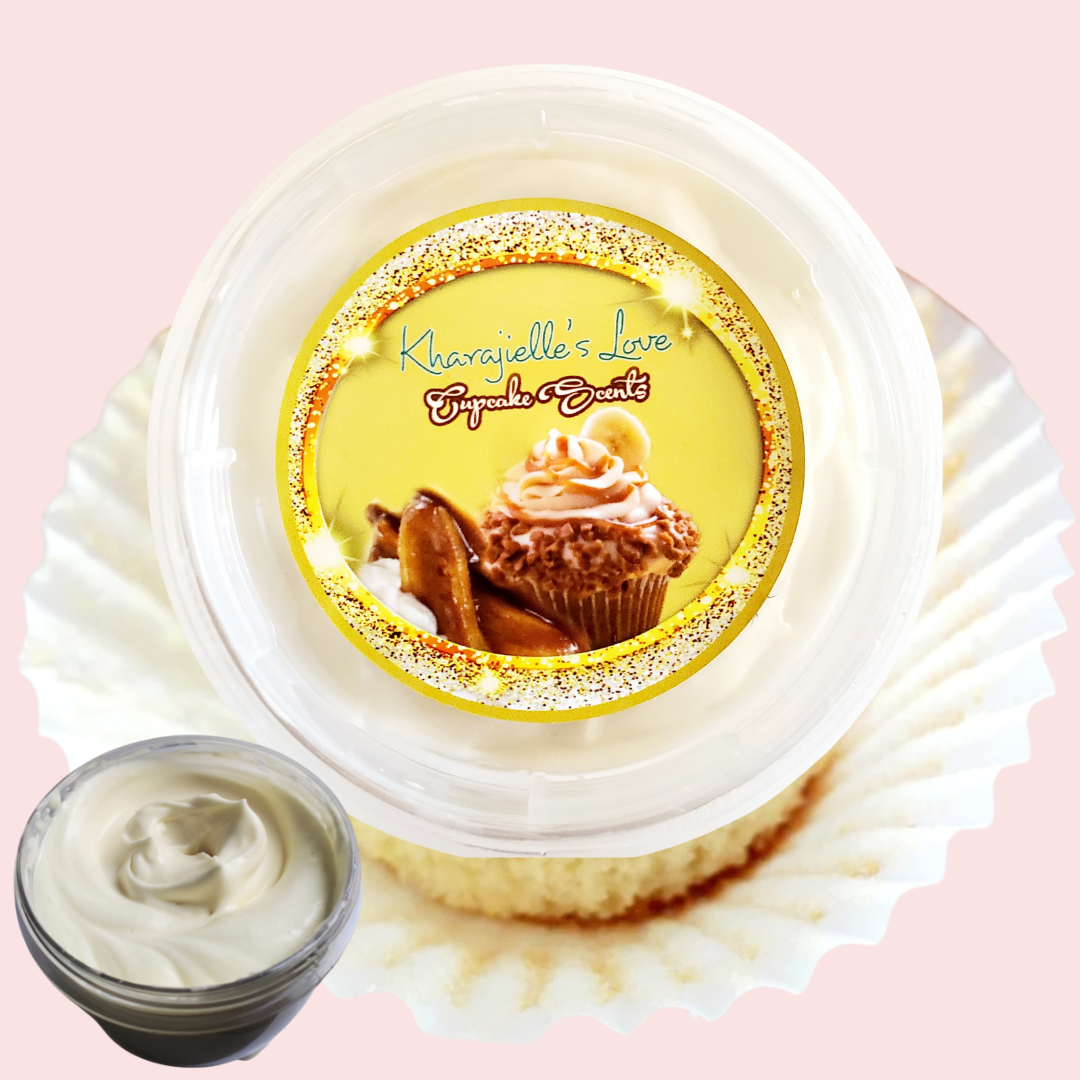 Cupcake Scents-Banana Caramel Cupcake Body Butter Mousse