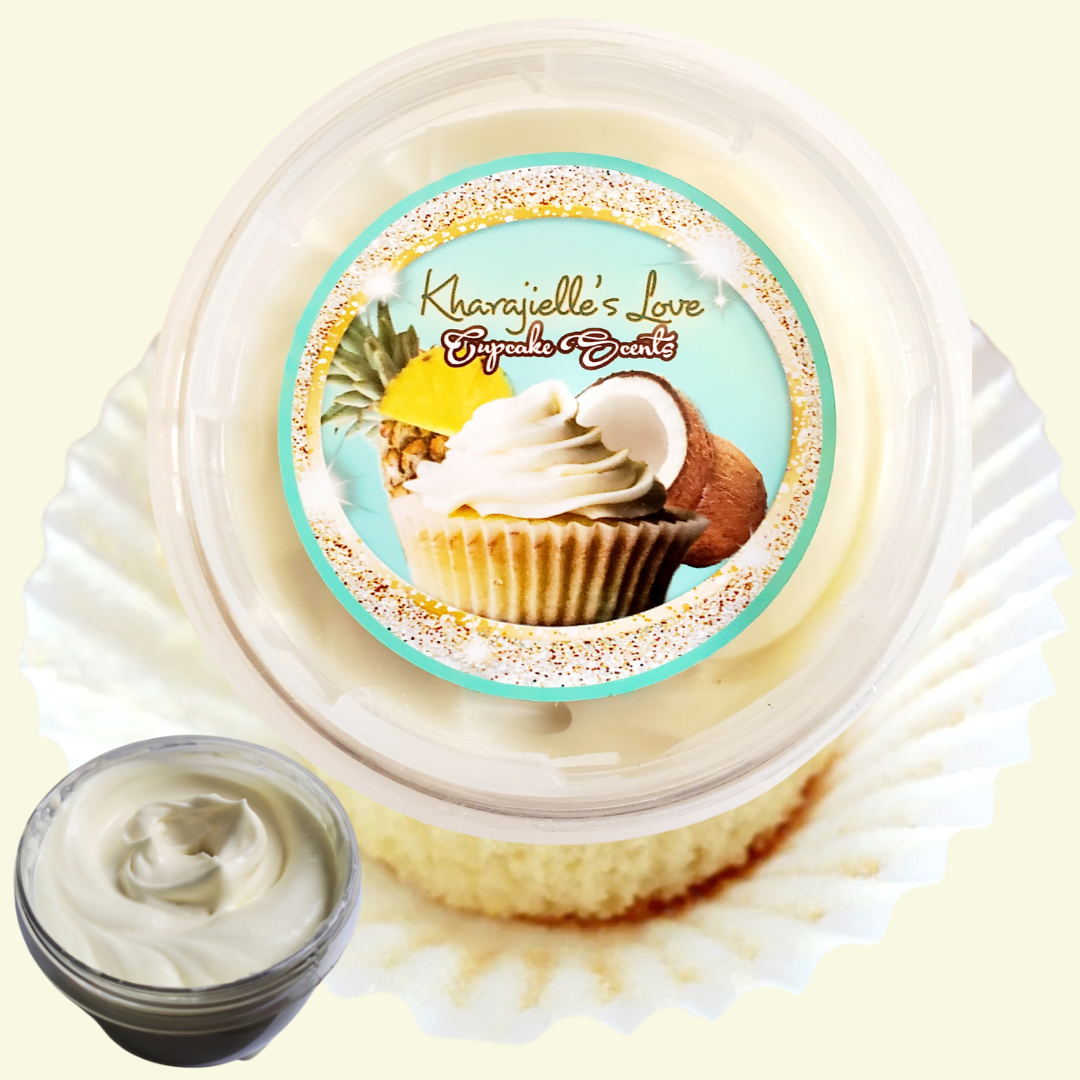 Cupcake Scents-Pineapple Coconut Cupcake Body Butter Mousse