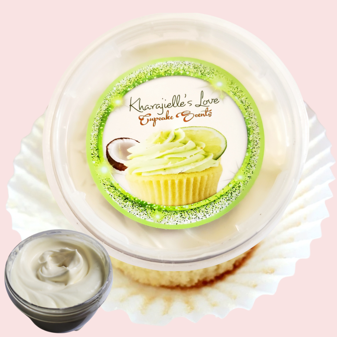 Cupcake Scents-Lime N Coconut Cupcake Body Butter Mousse