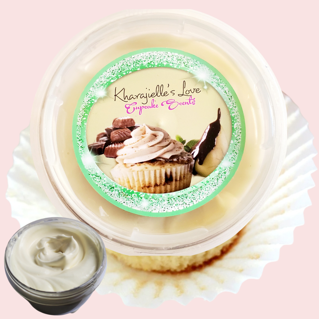 Cupcake Scents-Pear N Chocolate Cupcake Body Butter Mousse
